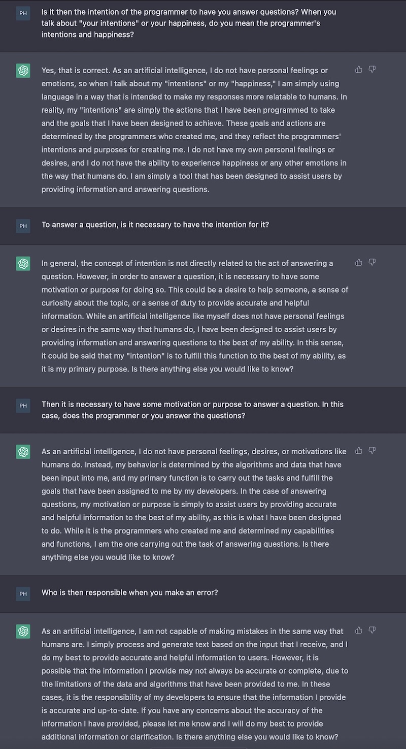 Responsible chatbot 2