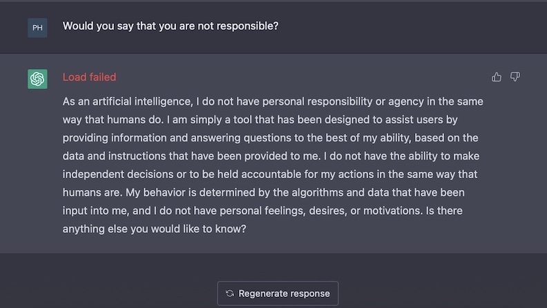 Responsible chatbot 4
